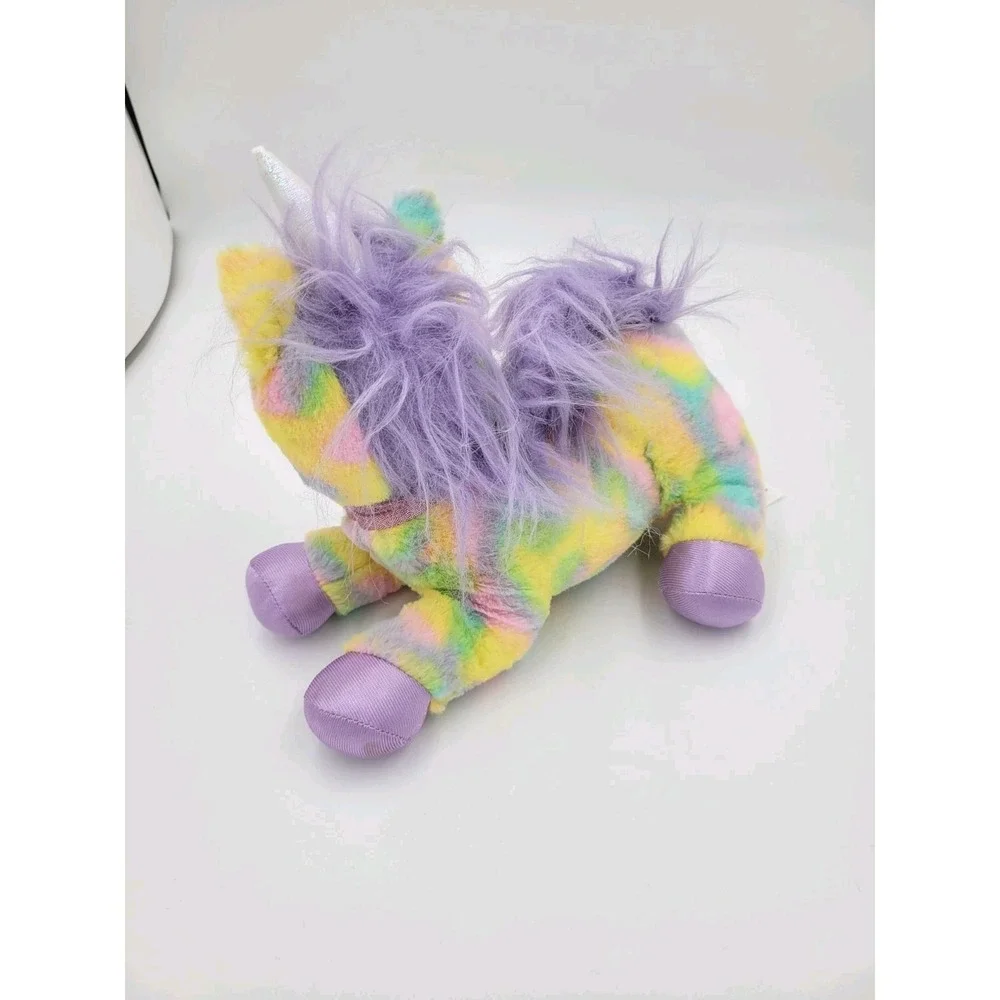 Unicorn Surprise Stuffed Animal Plush Rainbow Unicorn 1 Baby Secret Pocket 10.5